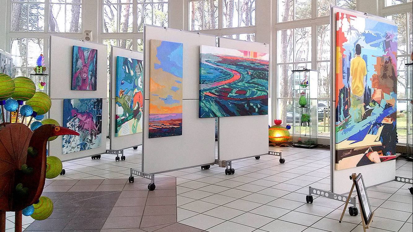2015 | Galerie Anja Es | Stille Wasser - Transparenzen | Einzelausstellung