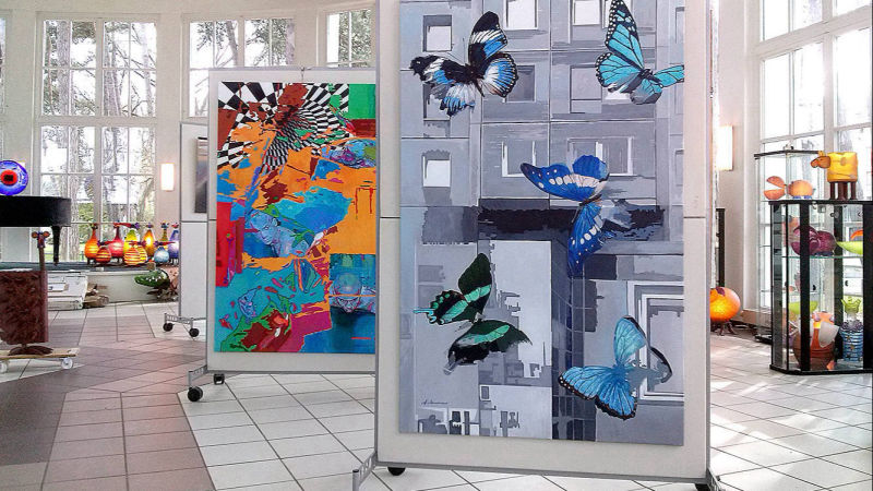 2015 | Galerie Anja Es | Stille Wasser - Transparenzen | Einzelausstellung