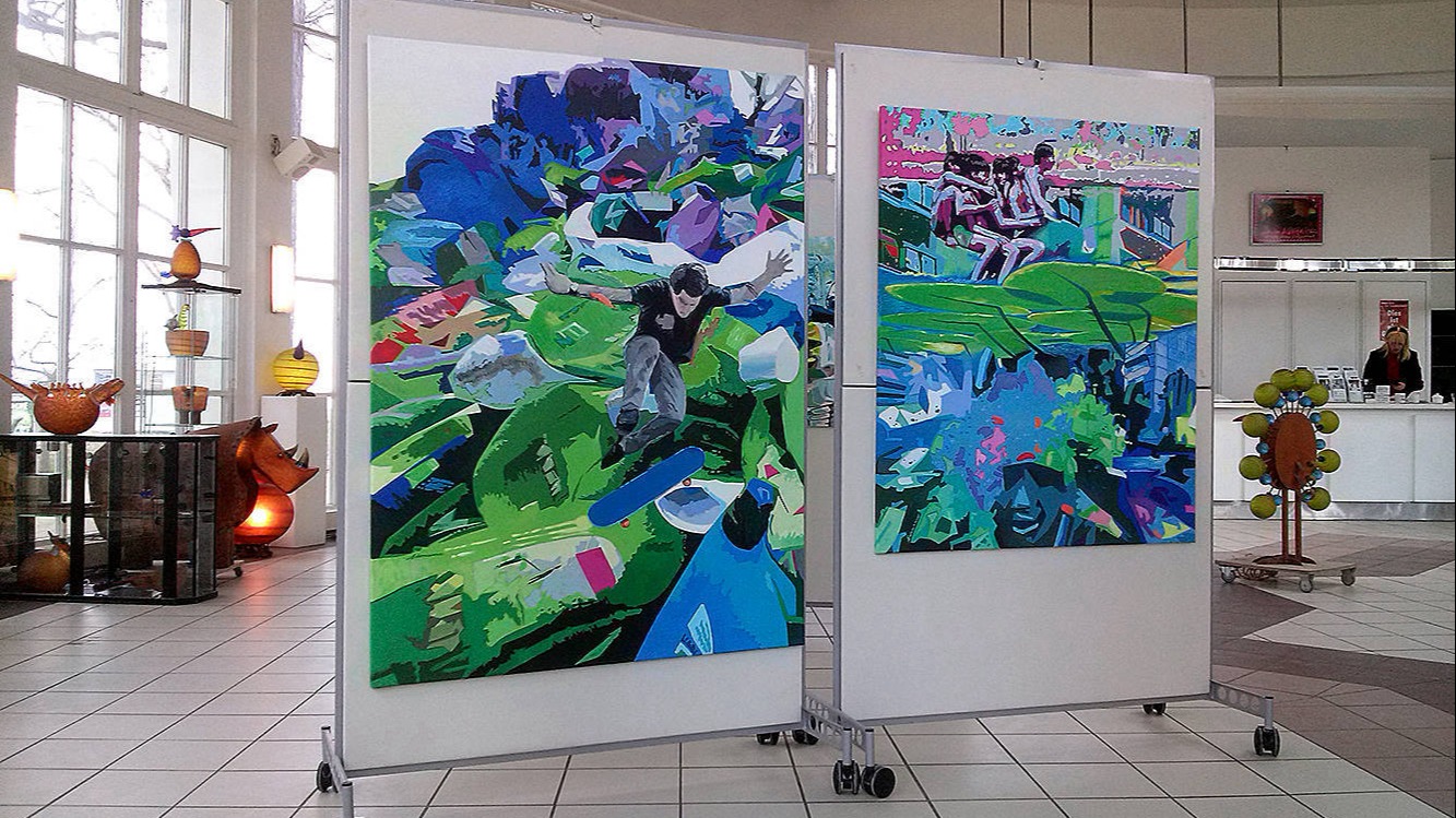 2015 | Galerie Anja Es | Stille Wasser - Transparenzen | Einzelausstellung