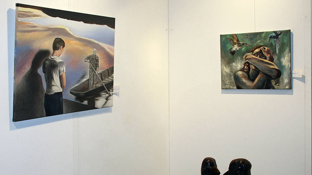 Kunst in der Zehntscheune, Bad Homburg, Magie des Menschseins - 14 Positionen mit Malerei und Skulptur