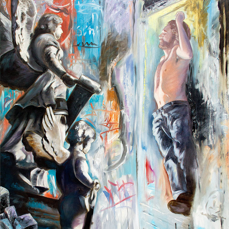 Befragung, H120 x B100 cm