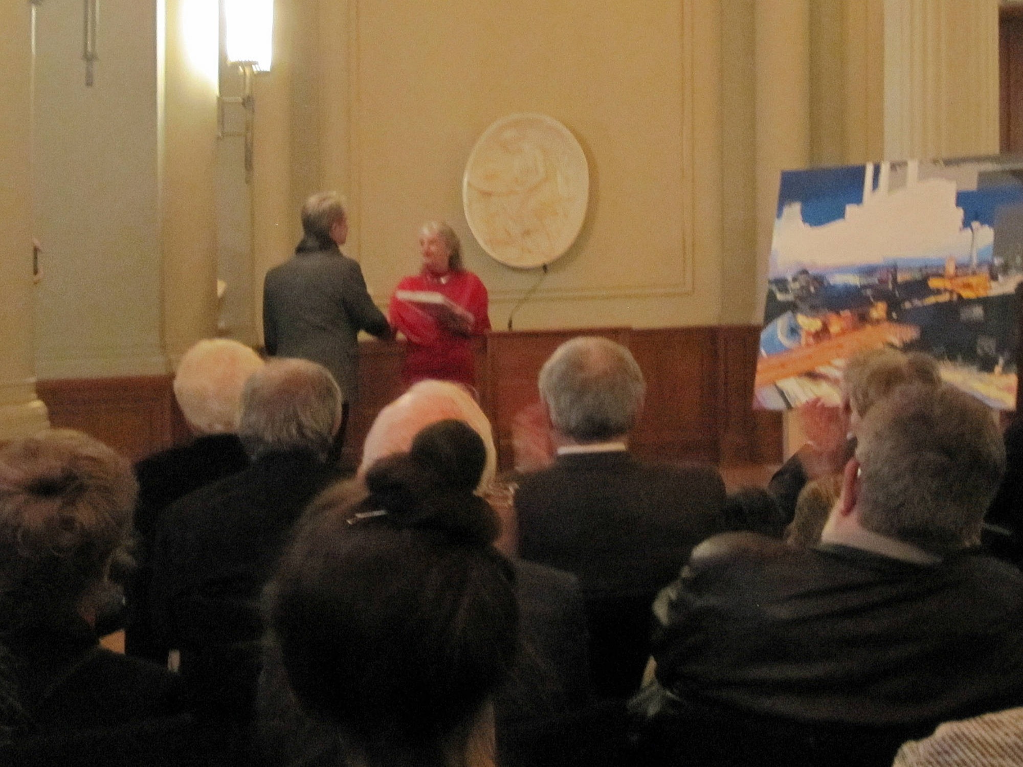 Verleihung des Kunstpreises der Werner-Viktor Toeffling-Stiftung an Uwe Fehrmann im Roten Rathaus Berlin