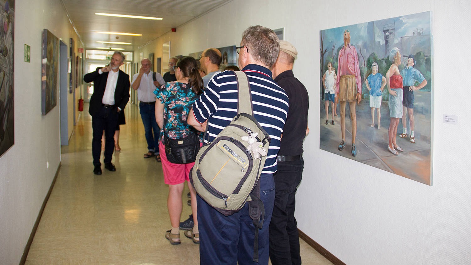 Bildungszentrum BStU -Außenstelle Schwerin, Führung durch die Ausstellung