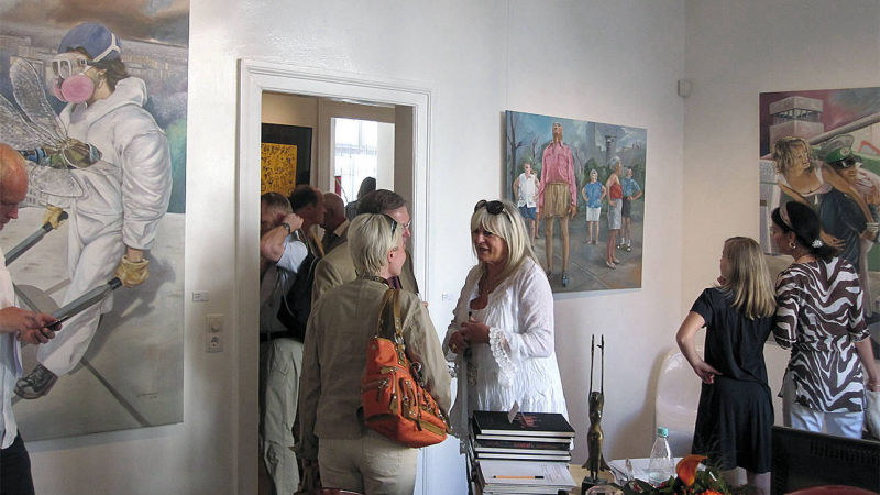 2010 | Galerie Anne Moerchen, Figurativ und abstrakt - Summertime!
