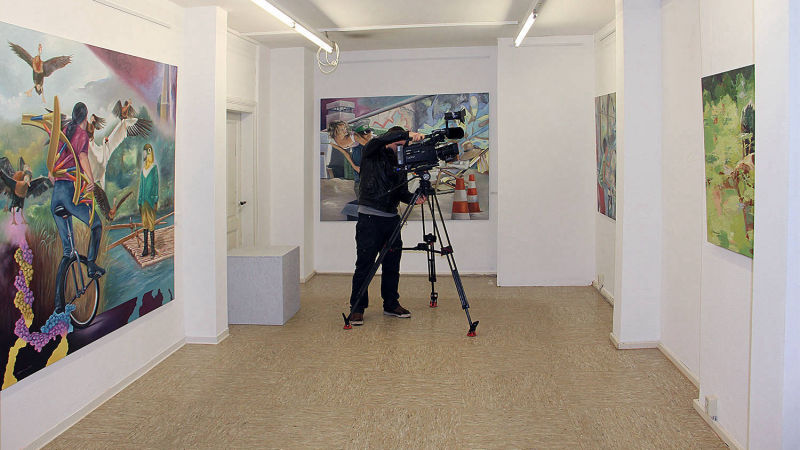 2012 | Galerie Kristine Hamann , Ausstellung mit Uwe Fehrmann