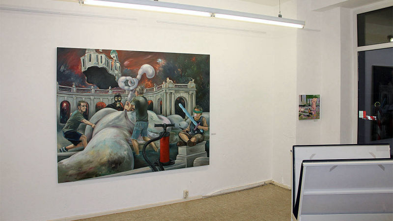 2012 | Galerie Kristine Hamann , Ausstellung mit Uwe Fehrmann