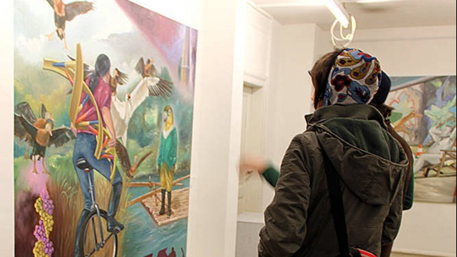 2012 | Galerie Kristine Hamann , Ausstellung mit Uwe Fehrmann