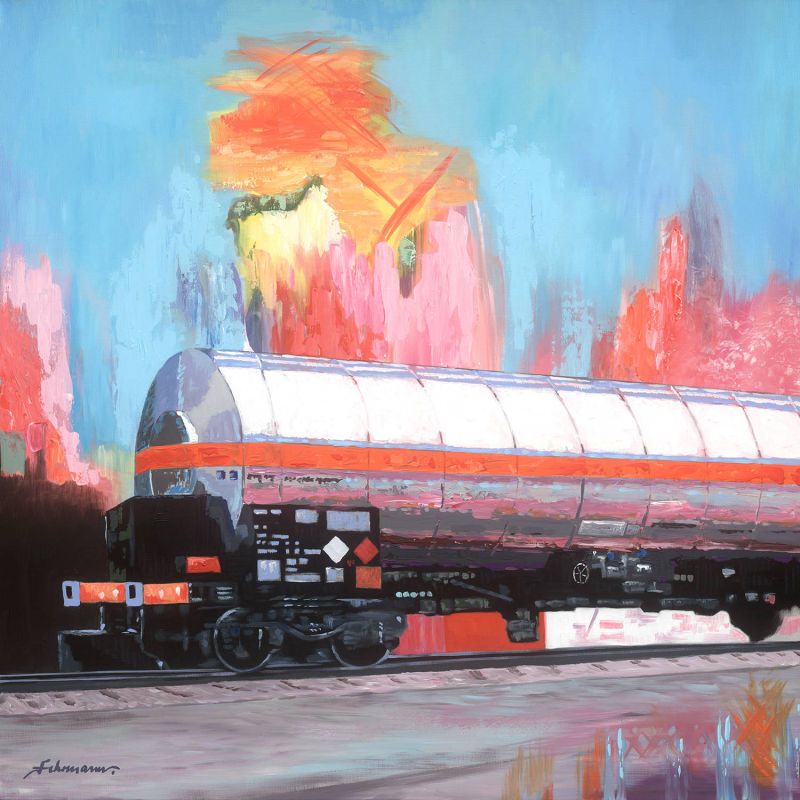 Kesselwagen, H120 x B120 x T4cm