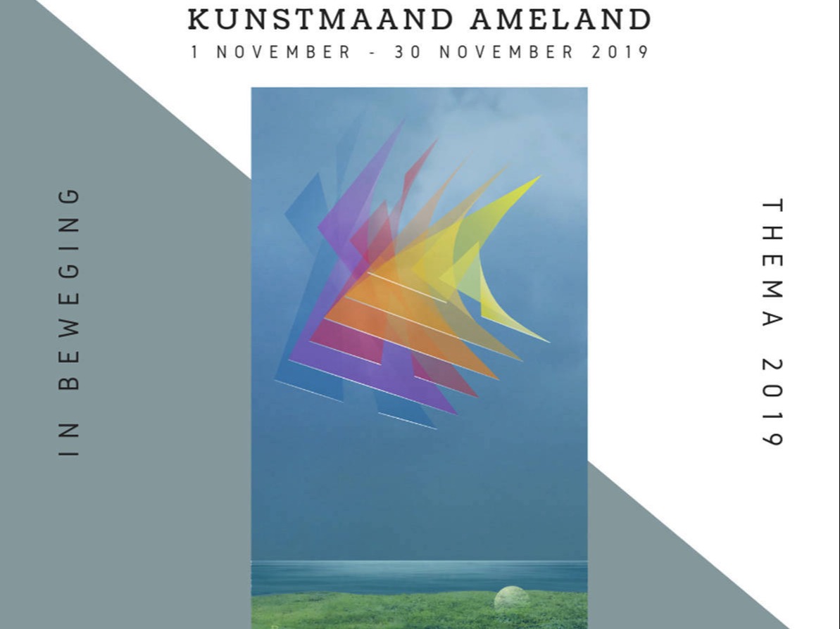 2019 | Kunstmaand Ameland | In Beweging | Einladung