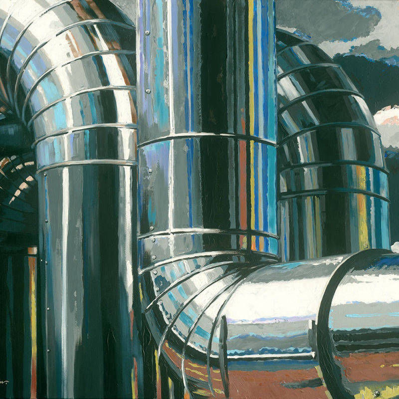 Rohre, H100 x B160 x T4cm