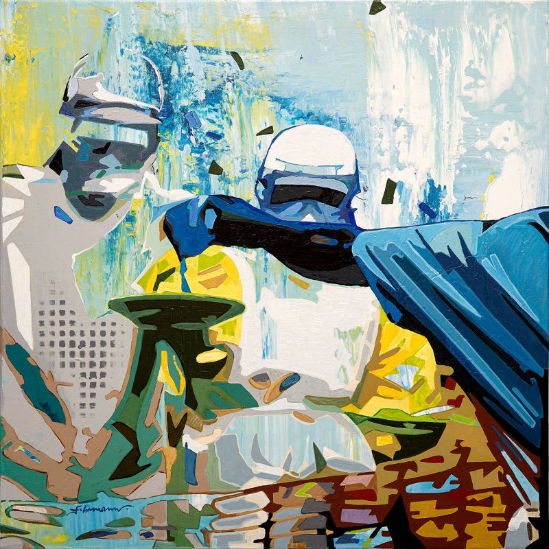 Pangea, H80 x B80 x T2cm